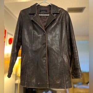 JNY Genuine Leather Jacket